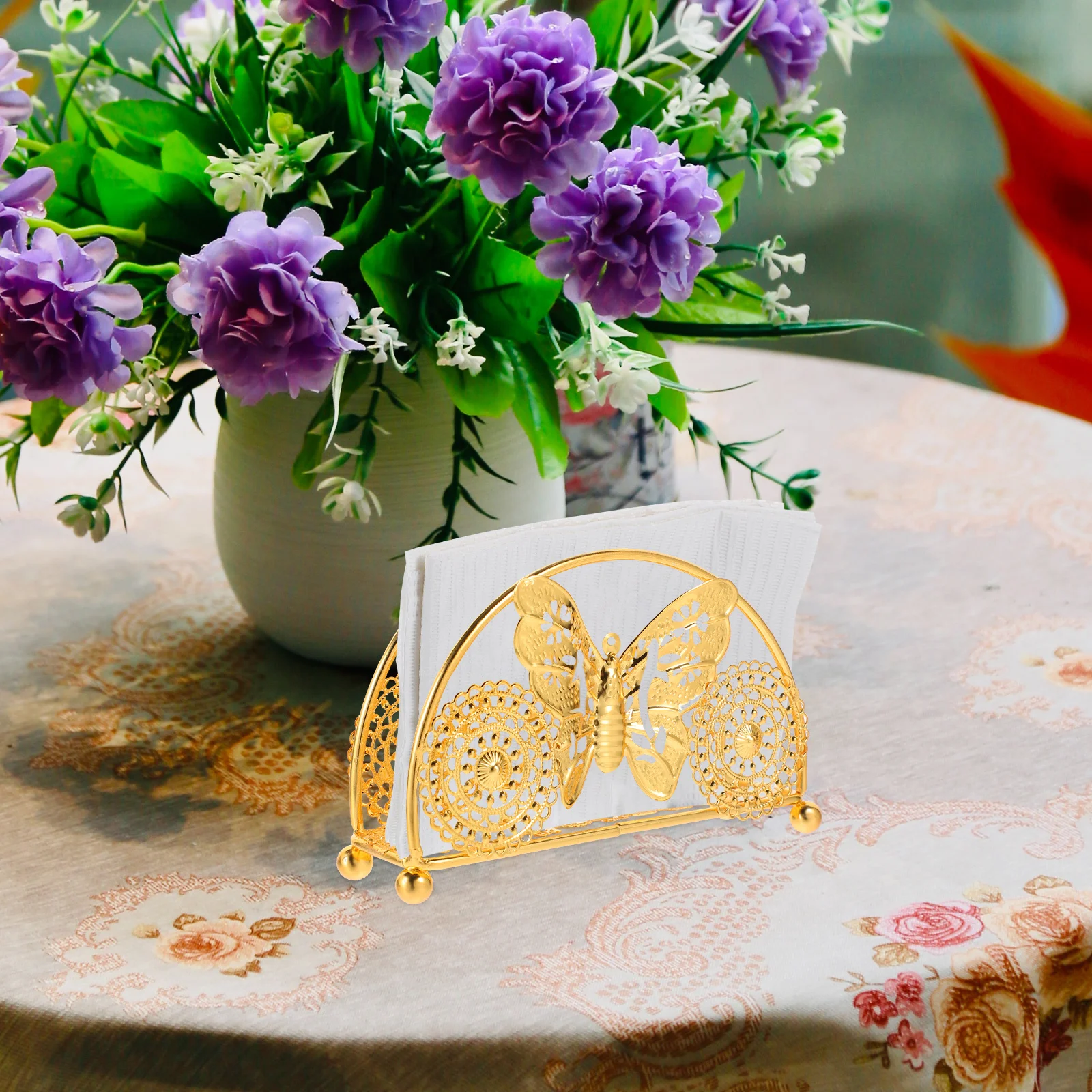 Durable Golden Metal Paper Towel Holder Stand Iron Napkin Dispenser For Kitchen Dining Area Space Saving Table Accessory
Durable Golden Metal Paper Towel Holder Stand Iron Napkin Dispenser For Kitchen Dining Area Space Saving Table Accessory