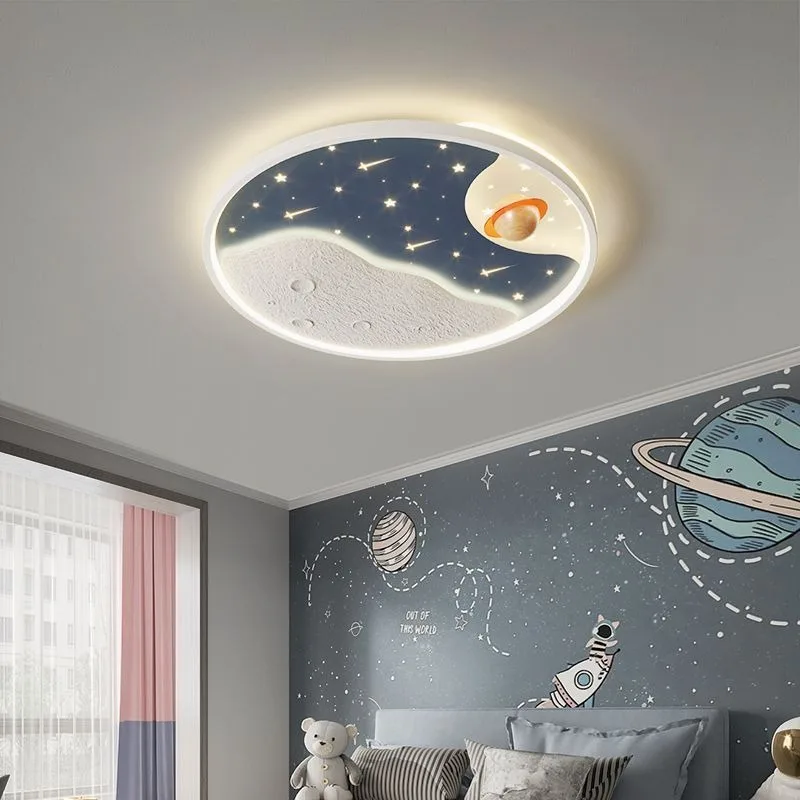 Creative Spaceman Astronaut Modern Acrylic LED Ceiling Light Full Spectrum Eye Care Kids Bedroom Decor Novelty Energy Saving
Creative Spaceman Astronaut Modern Acrylic LED Ceiling Light Full Spectrum Eye Care Kids Bedroom Decor Novelty Energy Saving