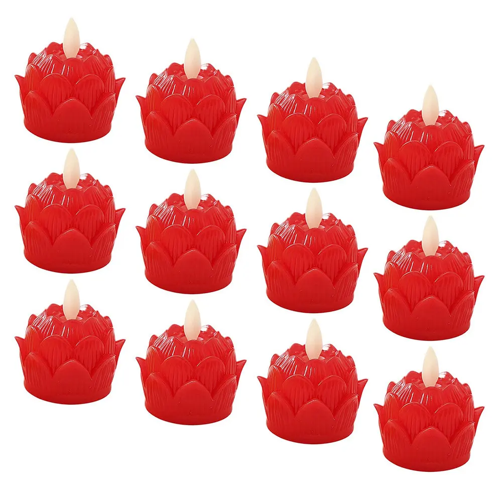 12Pcs Realistic Flickering LED Lotus Light Waterproof Flameless Electric for Indoor Outdoor Decor Christmas
12Pcs Realistic Flickering LED Lotus Light Waterproof Flameless Electric for Indoor Outdoor Decor Christmas