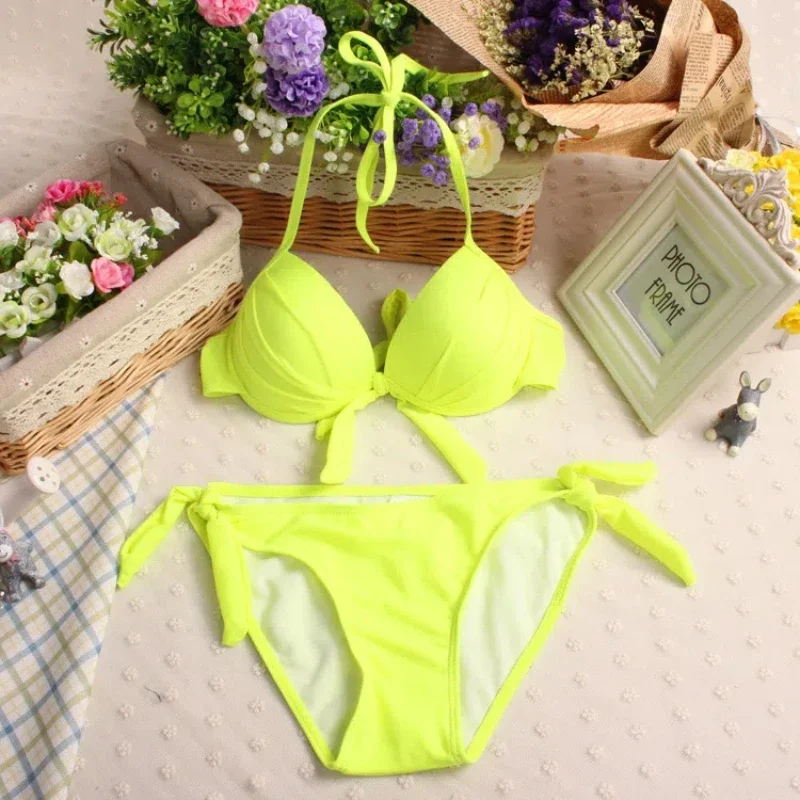 Push Up Bikinis Two Pieces Swimsuit Women Swimwear Neon Green Beach Wear Monokini Bathing Suits Korean Bikini Set Pool 2024
Push Up Bikinis Two Pieces Swimsuit Women Swimwear Neon Green Beach Wear Monokini Bathing Suits Korean Bikini Set Pool 2024
