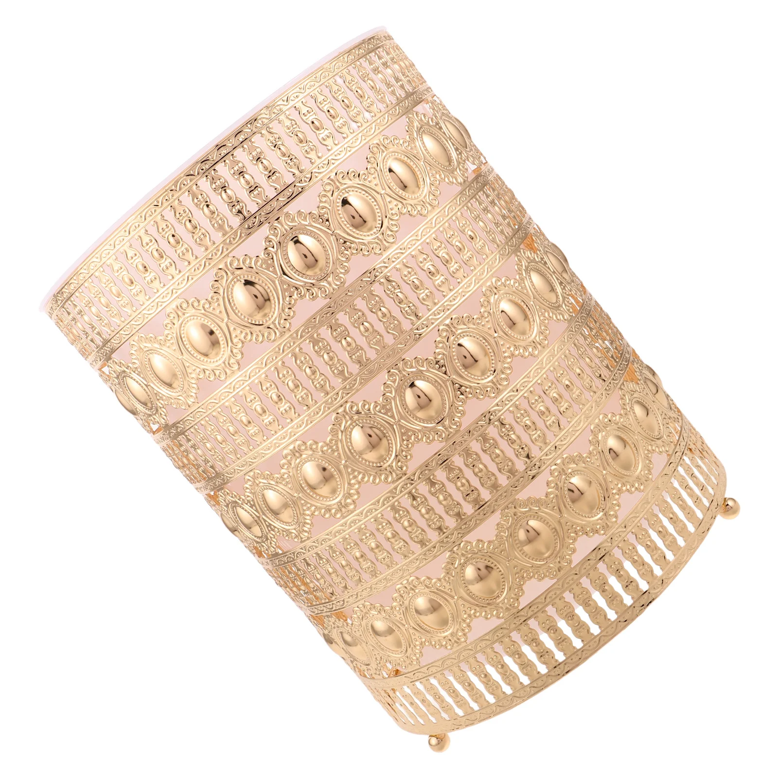 Modern Wrought Iron Trash Can - Light Luxury Round Metal Rubbish Bin for Bathroom Bedroom Kitchen Living Room Household Waste
Modern Wrought Iron Trash Can - Light Luxury Round Metal Rubbish Bin for Bathroom Bedroom Kitchen Living Room Household Waste