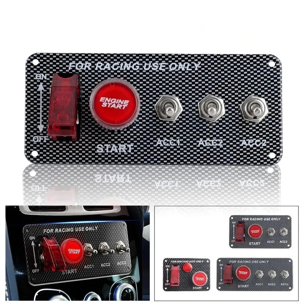 12 В тумблер зажигания комбинированная панель зажигания из углеродного волокна светодиодная панель переключателя зажигания высокое качество прочный
12 В тумблер зажигания комбинированная панель зажигания из углеродного волокна светодиодная панель переключателя зажигания высокое качество прочный