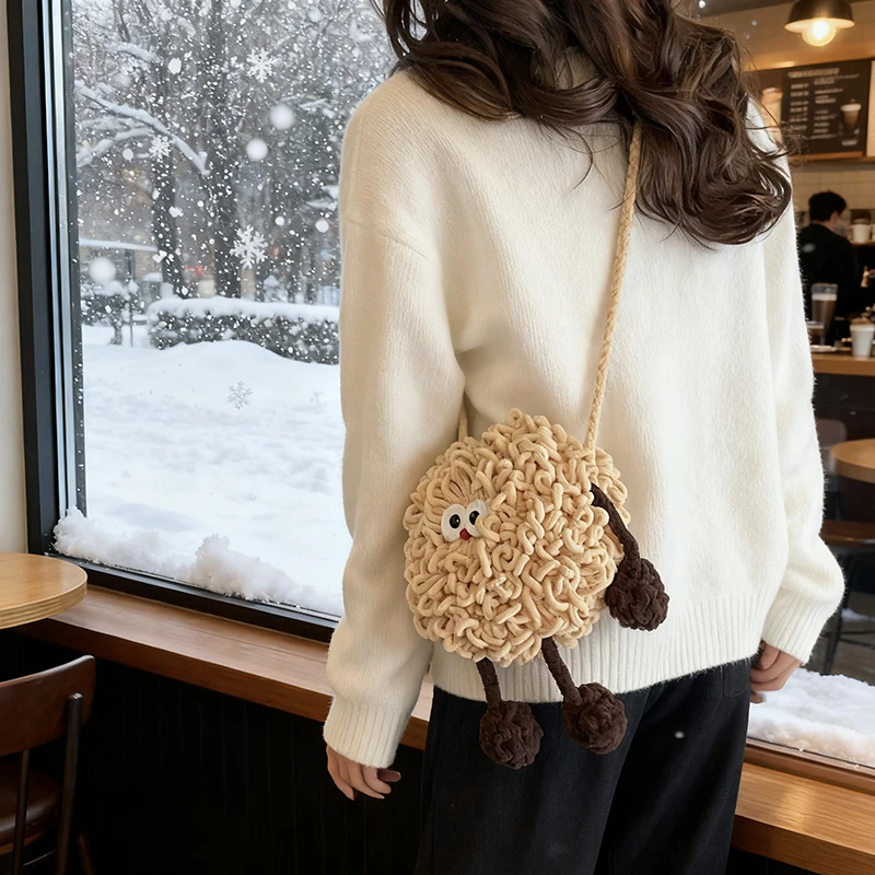 Design Sense Niche Fabric Solid Color Zipper Sweet Women's Crossbody Bags 2026 Hot Sale Instant Noodle Head Child Funny Handbags
Design Sense Niche Fabric Solid Color Zipper Sweet Women's Crossbody Bags 2026 Hot Sale Instant Noodle Head Child Funny Handbags