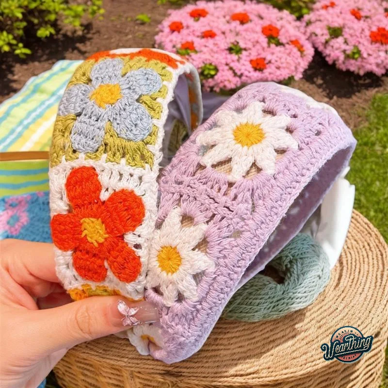 Unique Wide Knitted Headband with Cherry Flower, Ethnic Style Women's Wear for Spring and Summer
Unique Wide Knitted Headband with Cherry Flower, Ethnic Style Women's Wear for Spring and Summer