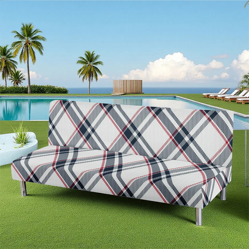 Plaid Print Elastic Futon Cover, Summer Outdoor & Indoor Sofa Protector, Milk Silk Fabric, Stretch Fit, Ant
Plaid Print Elastic Futon Cover, Summer Outdoor & Indoor Sofa Protector, Milk Silk Fabric, Stretch Fit, Ant