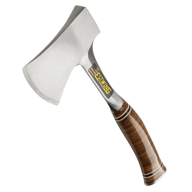 ESTWING Sportsman's Axe - 14" Camping Hatchet with Forged Steel Construction & Genuine Leather Grip - E24A
ESTWING Sportsman's Axe - 14" Camping Hatchet with Forged Steel Construction & Genuine Leather Grip - E24A