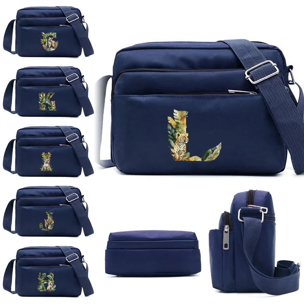 Jungle Tiger Letter Pattern Printing Series Large Capacity Travel and Commuting Storage Bag Multi-layer Blue Crossbody Bag
Jungle Tiger Letter Pattern Printing Series Large Capacity Travel and Commuting Storage Bag Multi-layer Blue Crossbody Bag