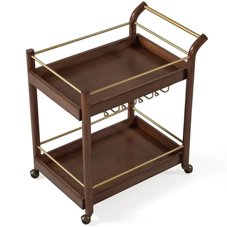 Nordic Solid Wood Cart Hotel Bar Liquor Wine Tea Food Beverage Service wooden trolley with Antique Bronze
Nordic Solid Wood Cart Hotel Bar Liquor Wine Tea Food Beverage Service wooden trolley with Antique Bronze