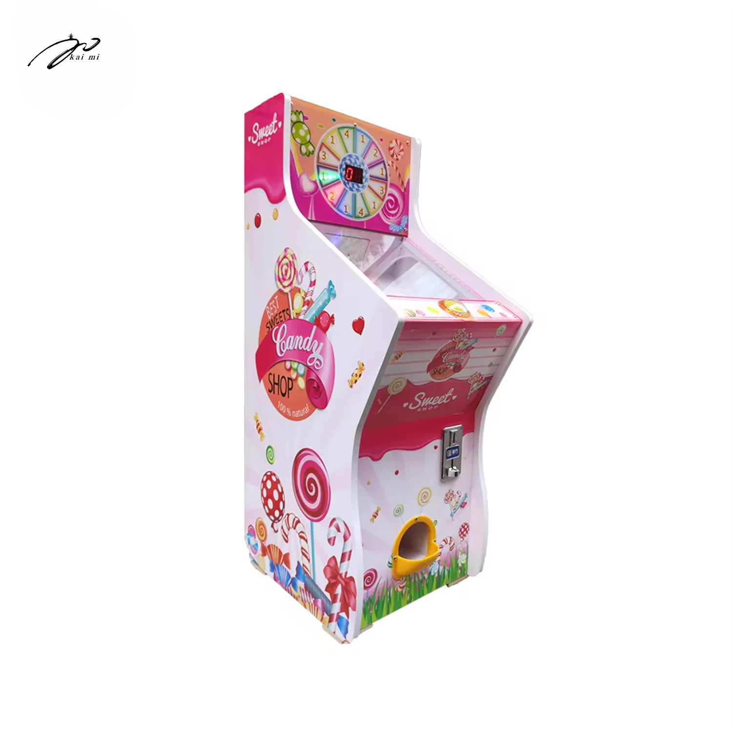 Lollipop Capsule Prize Game Gift Vending Machine Arcade Game Machine for Kids
Lollipop Capsule Prize Game Gift Vending Machine Arcade Game Machine for Kids