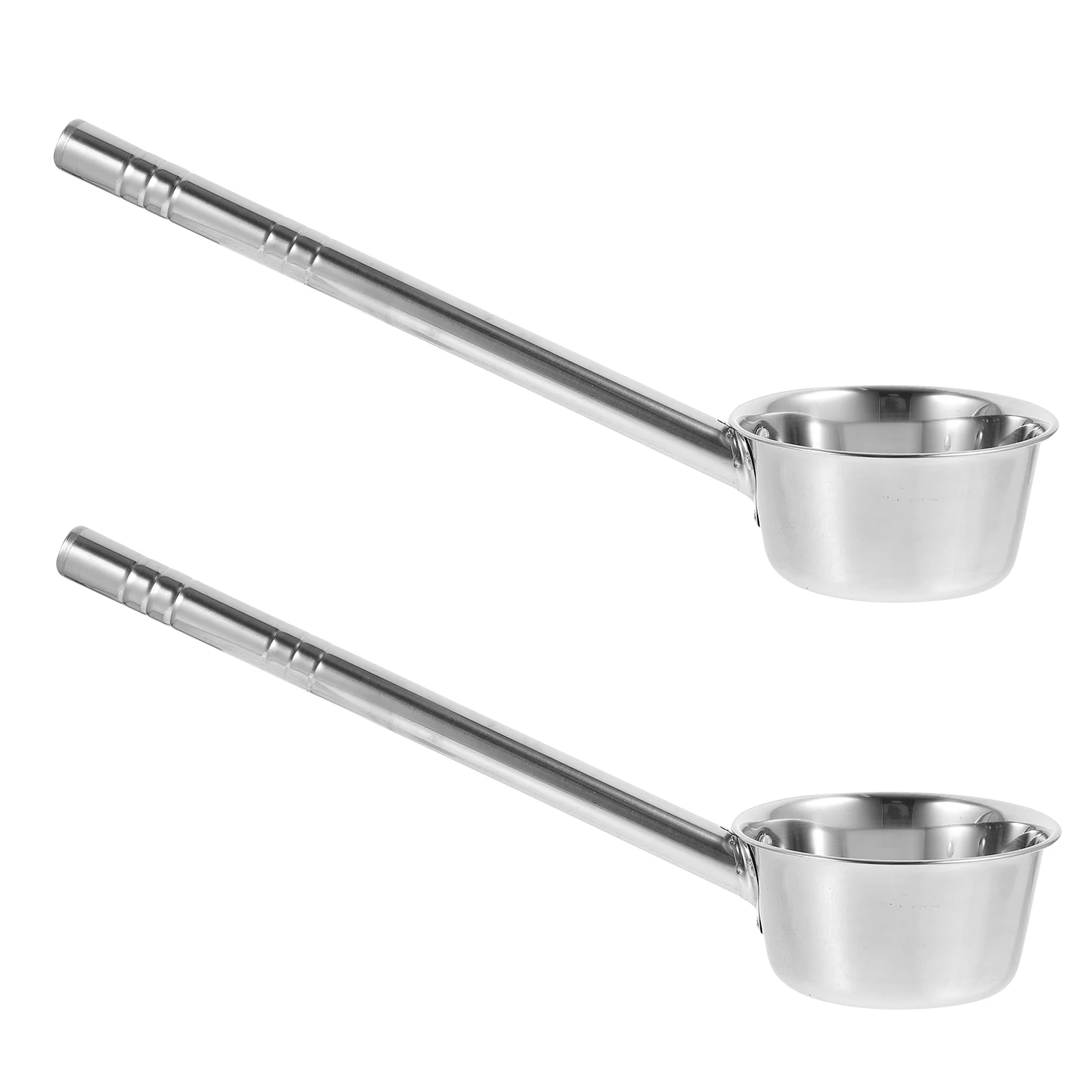 2 Pcs Stainless Steel Long Handle Water Ladle Kitchen Soup Spoon Food Distribution Scoop Cup Spoons Punch Hole
2 Pcs Stainless Steel Long Handle Water Ladle Kitchen Soup Spoon Food Distribution Scoop Cup Spoons Punch Hole