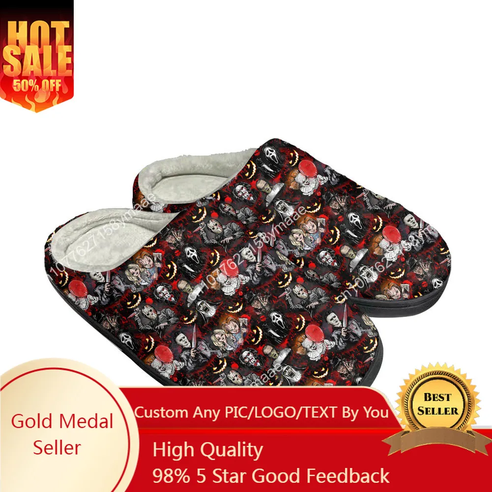 Hot Horror Villains Fashion Cotton Custom Slippers Mens Womens Sandals Plush Casual Keep Warm Shoes Thermal Comfortable Slipper
Hot Horror Villains Fashion Cotton Custom Slippers Mens Womens Sandals Plush Casual Keep Warm Shoes Thermal Comfortable Slipper