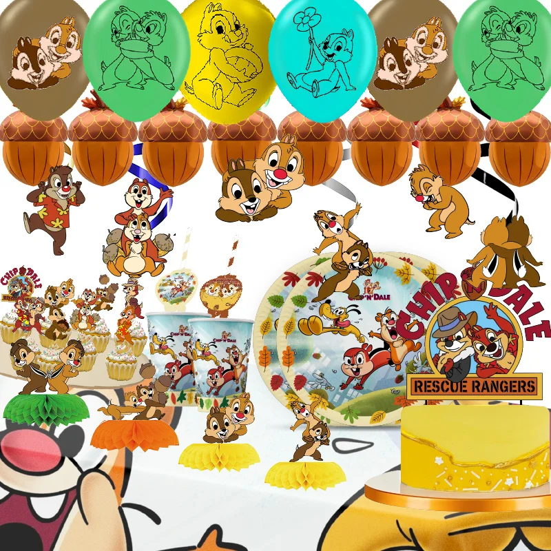 Chip 'n' Dale friends Party Supplies Disposable Tableware Plates Cups Balloons Background Brooch Party Graduation Party Supplies
Chip 'n' Dale friends Party Supplies Disposable Tableware Plates Cups Balloons Background Brooch Party Graduation Party Supplies
