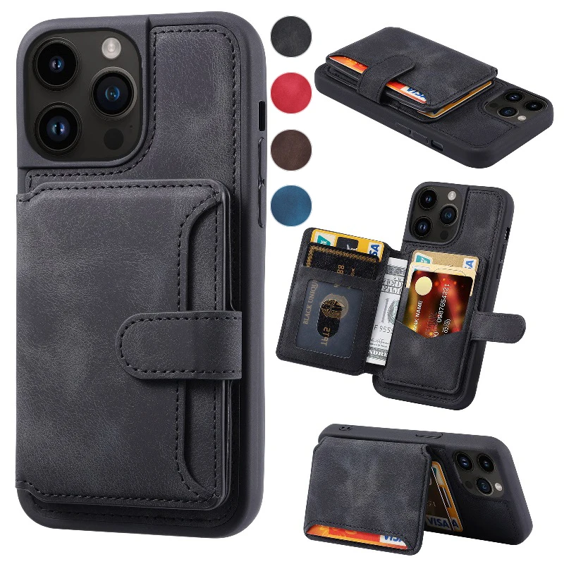 Magnetic Flip Cover Wallet Card Phone Case For iPhone 14 13 12 11 Pro Max Anti Theft Brush Solid Color Leather Phone Cover
Magnetic Flip Cover Wallet Card Phone Case For iPhone 14 13 12 11 Pro Max Anti Theft Brush Solid Color Leather Phone Cover