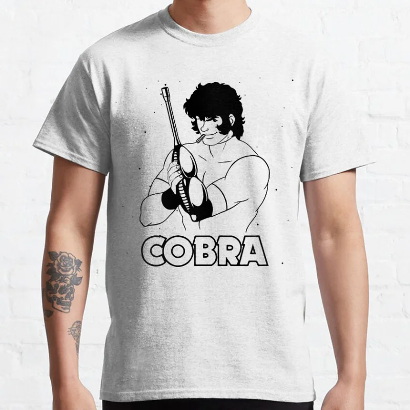 80s Vintage Cartoon Space Adventure Cobra The Space Pirate Graphic T Shirts for men large size Adult tops S-6XL
80s Vintage Cartoon Space Adventure Cobra The Space Pirate Graphic T Shirts for men large size Adult tops S-6XL