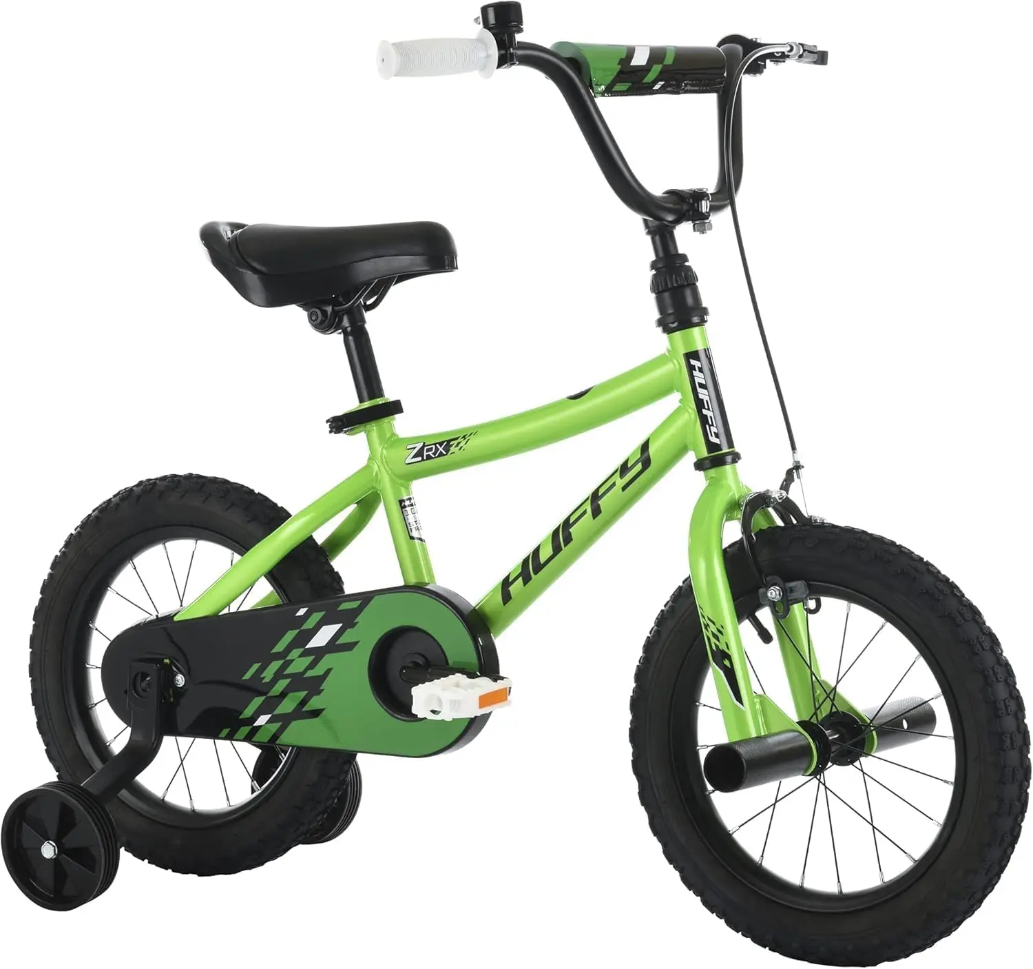 Kids BMX Bike 14 inch with Training Wheels, Adjustable Seat, Front Pegs, Green
Kids BMX Bike 14 inch with Training Wheels, Adjustable Seat, Front Pegs, Green