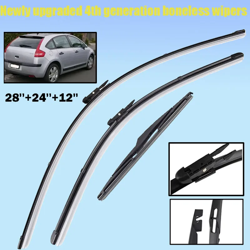 Misima Windshield Windscreen Wiper Blades For Citroen C4 Hatchback 5 Doors Front Rear Window 2004 2005 2006 2007 2008 2009 2010
Misima Windshield Windscreen Wiper Blades For Citroen C4 Hatchback 5 Doors Front Rear Window 2004 2005 2006 2007 2008 2009 2010