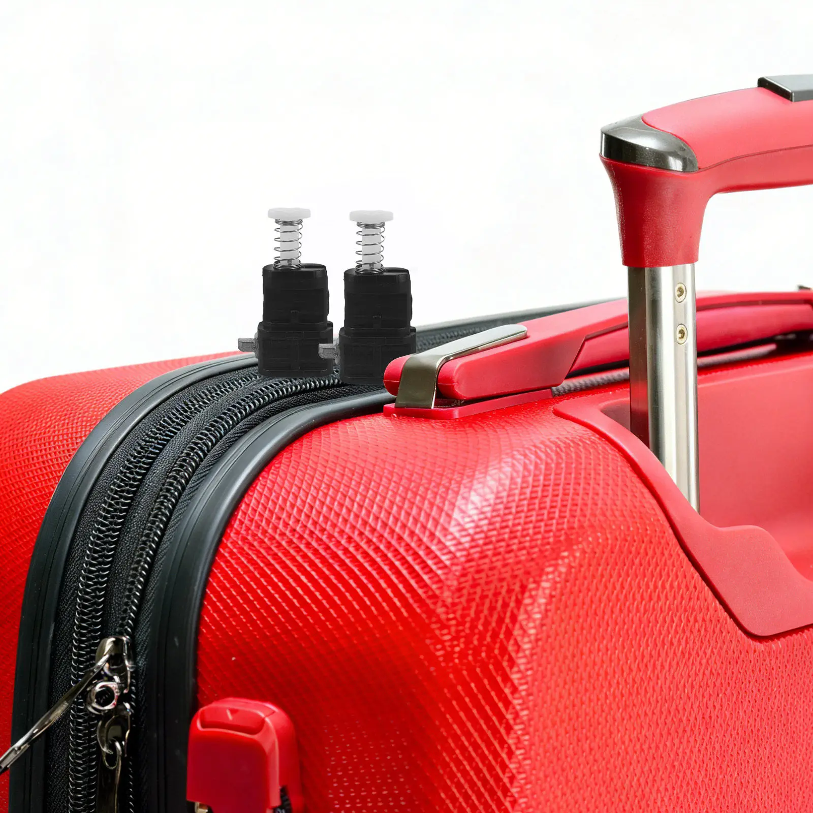 2Pcs Heavy-Duty Metal Telescopic Luggage Handle Replacement Parts with Push Button Lock Clip for Suitcase Rod Repair and Luggage
2Pcs Heavy-Duty Metal Telescopic Luggage Handle Replacement Parts with Push Button Lock Clip for Suitcase Rod Repair and Luggage