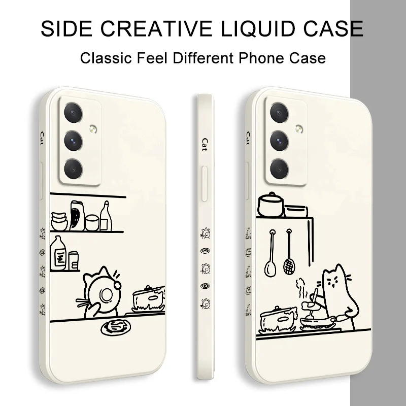Cooking Cat Phone Case For Samsung Galaxy A17 A55 A35 A25 A15 A56 A36 A26 A16 A06 A05 A05S A54 A34 A24 A14 A04S A04E 4G 5G Cover
Cooking Cat Phone Case For Samsung Galaxy A17 A55 A35 A25 A15 A56 A36 A26 A16 A06 A05 A05S A54 A34 A24 A14 A04S A04E 4G 5G Cover
