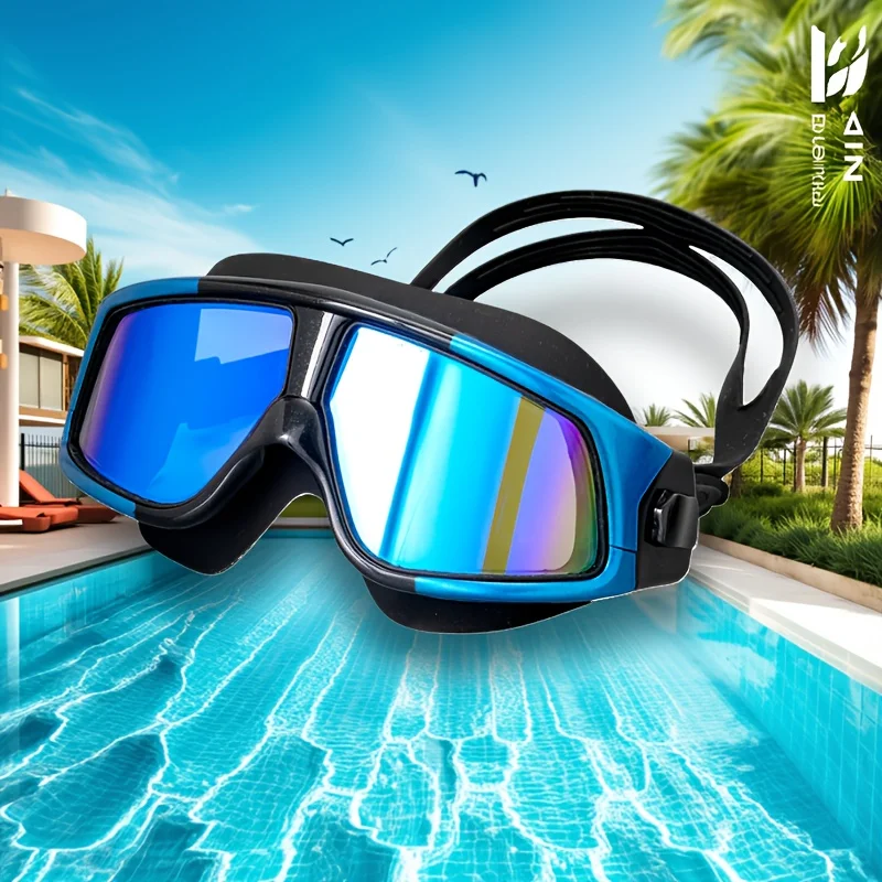 Professional Large Frame Swim Goggles Waterproof Anti-Fog UV Protection Silicone with Adjustable Strap 수경 물안경 gafas de natación
Professional Large Frame Swim Goggles Waterproof Anti-Fog UV Protection Silicone with Adjustable Strap 수경 물안경 gafas de natación