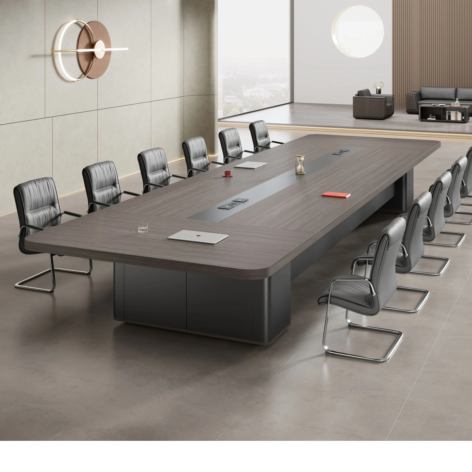Office conference long simple modern large training table long table conference room table and chair combination
Office conference long simple modern large training table long table conference room table and chair combination