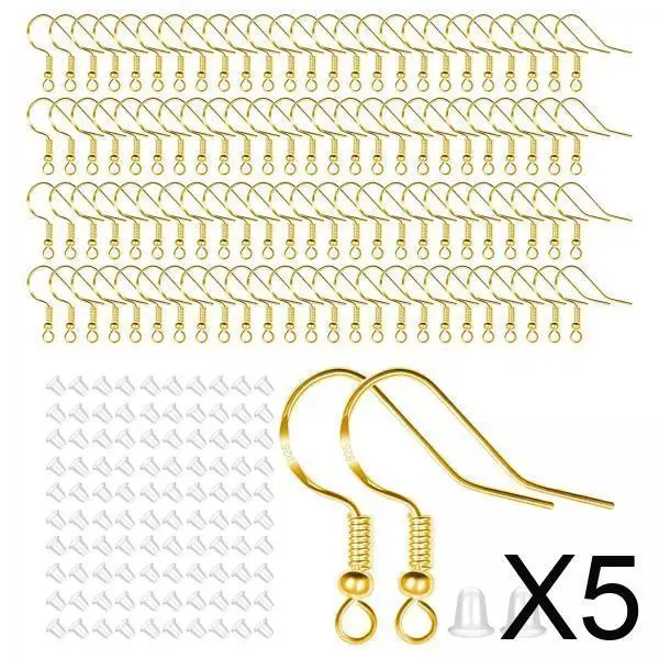 5x100x набор крючков для сережек, рыболовные крючки, затычки для ушей для самостоятельного изготовления ювелирных изделий, золото
5x100x набор крючков для сережек, рыболовные крючки, затычки для ушей для самостоятельного изготовления ювелирных изделий, золото