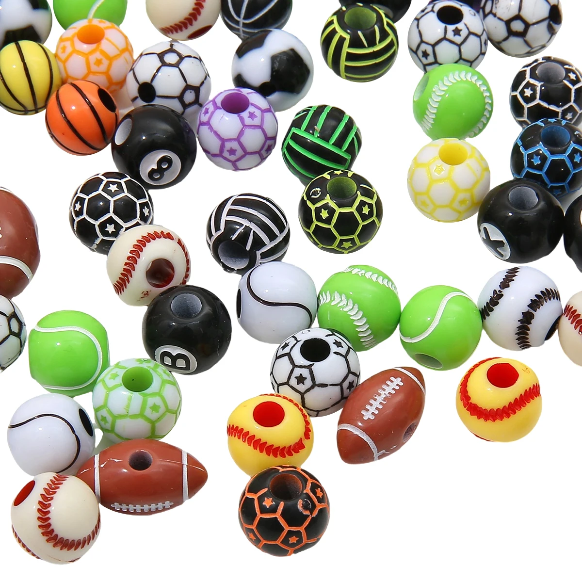 10/20/30Pcs Acrylic Ball Beads Series Unique Loose Beads Handmade DIY Jewelry Bracelets Earrings Accessories Materials
10/20/30Pcs Acrylic Ball Beads Series Unique Loose Beads Handmade DIY Jewelry Bracelets Earrings Accessories Materials