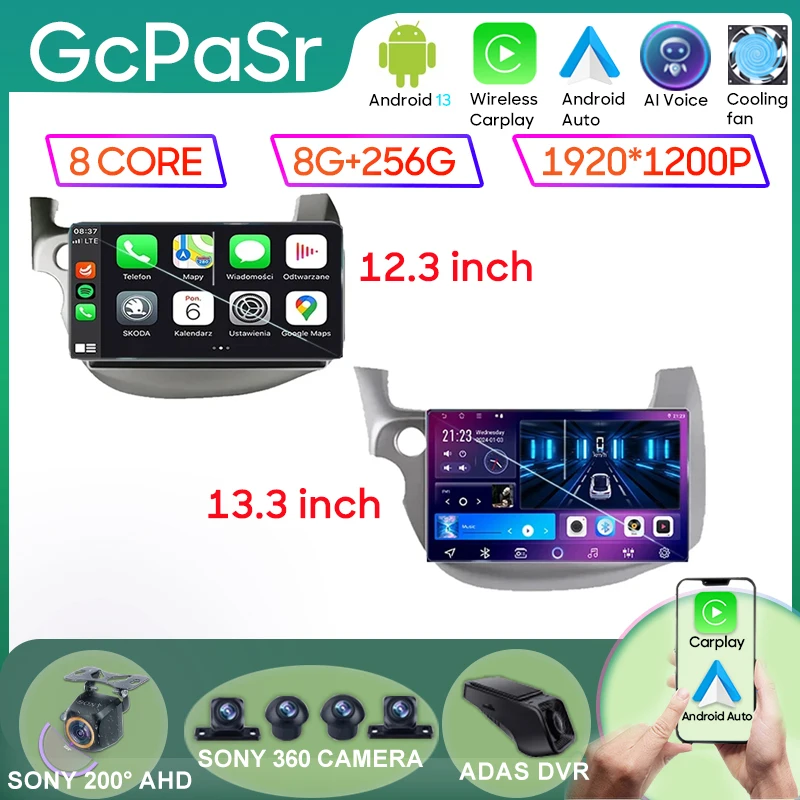 For Honda Jazz Fit 2007 - 2013 Car Radio Carplay GPS Navigation Screen Android Auto Multimedia Player 5G Wifi Stereo No 2din DVD
For Honda Jazz Fit 2007 - 2013 Car Radio Carplay GPS Navigation Screen Android Auto Multimedia Player 5G Wifi Stereo No 2din DVD