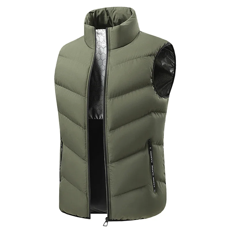 Термопарки, теплая однотонная повседневная стеганая куртка, верхняя одежда, пальто без рукавов, жилет-пуховик, мужской осенне-зимний жилет, куртки
Термопарки, теплая однотонная повседневная стеганая куртка, верхняя одежда, пальто без рукавов, жилет-пуховик, мужской осенне-зимний жилет, куртки