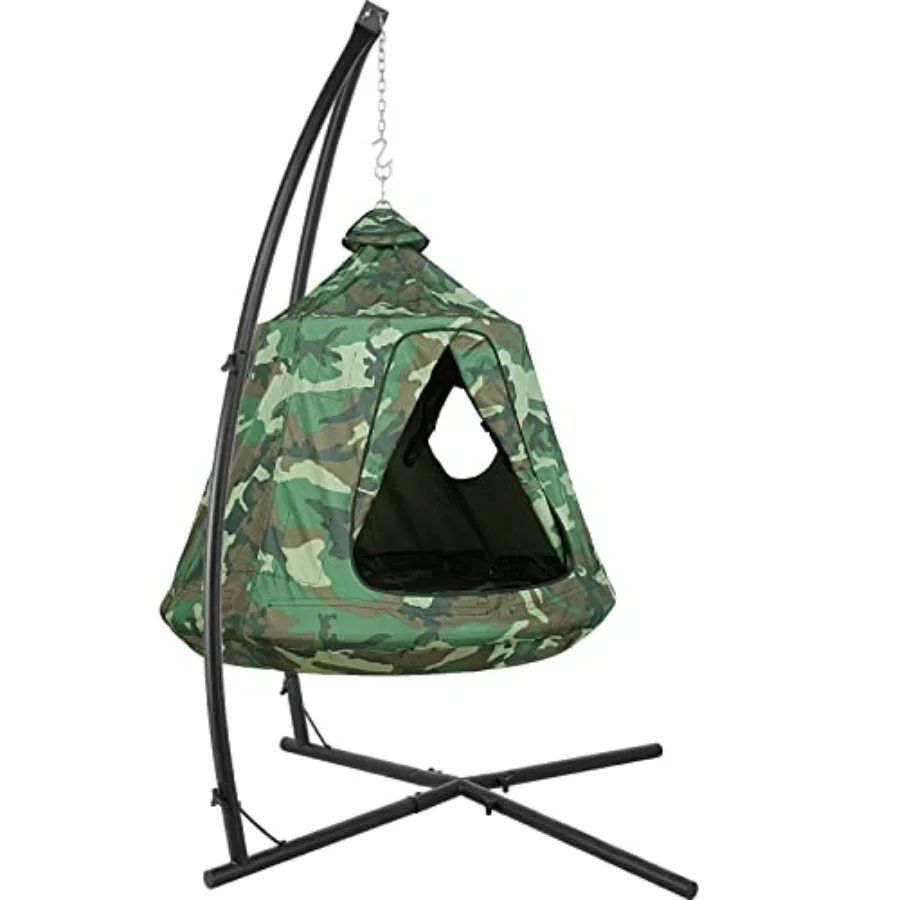 X-Shaped Hanging Tree Tent with Swing Chair Hammock Stand Canopy featuring Steel Frame Indoor Outdoor Egg Basket Patio Seat wit
X-Shaped Hanging Tree Tent with Swing Chair Hammock Stand Canopy featuring Steel Frame Indoor Outdoor Egg Basket Patio Seat wit