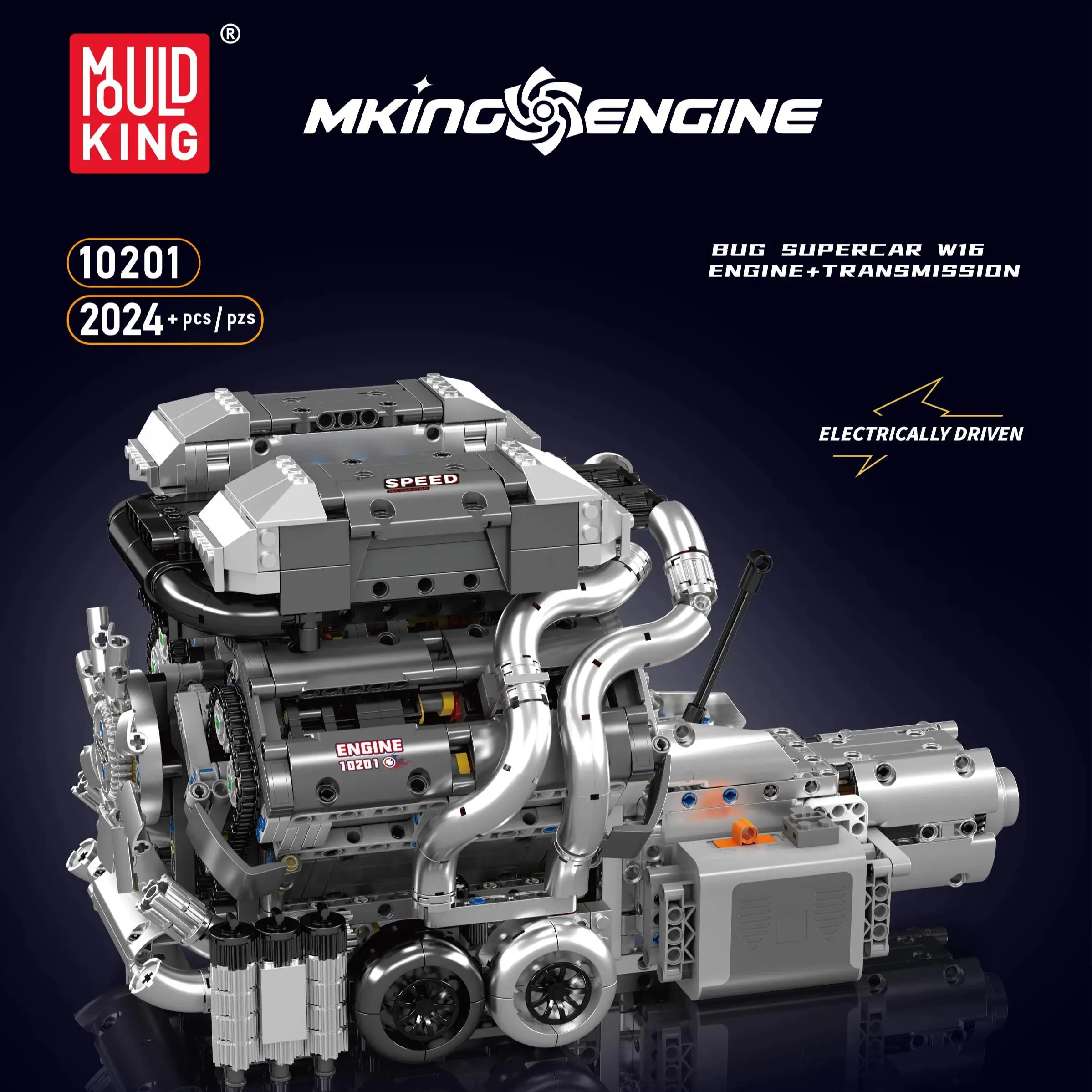 Local Warehouse 2024pcs Giant BGT Supercar W16 Engine Building Blocks 4-speed Adjustable Transmission Building Blocks For Gifts
Local Warehouse 2024pcs Giant BGT Supercar W16 Engine Building Blocks 4-speed Adjustable Transmission Building Blocks For Gifts