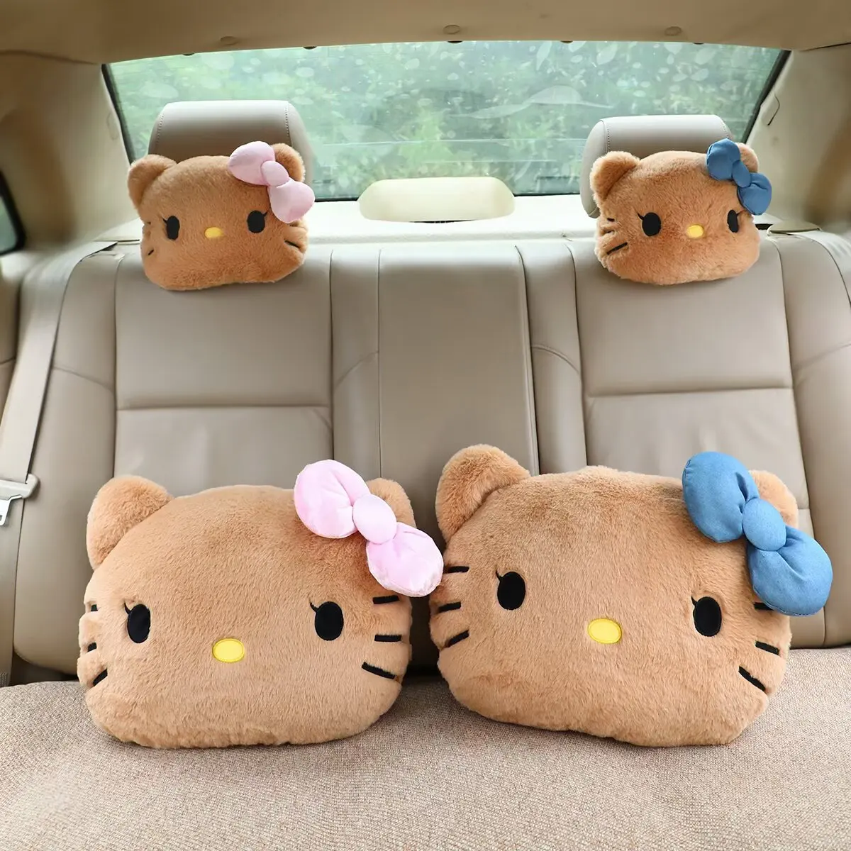 Подушка для спины подголовника с рисунком «Hello Kitty», черная кожа, подушка для автомобильного сиденья, удобная подушка для поясницы и поддержки шеи, стул, домашний декор 
Подушка для спины подголовника с рисунком «Hello Kitty», черная кожа, подушка для автомобильного сиденья, удобная подушка для поясницы и поддержки шеи, стул, домашний декор
