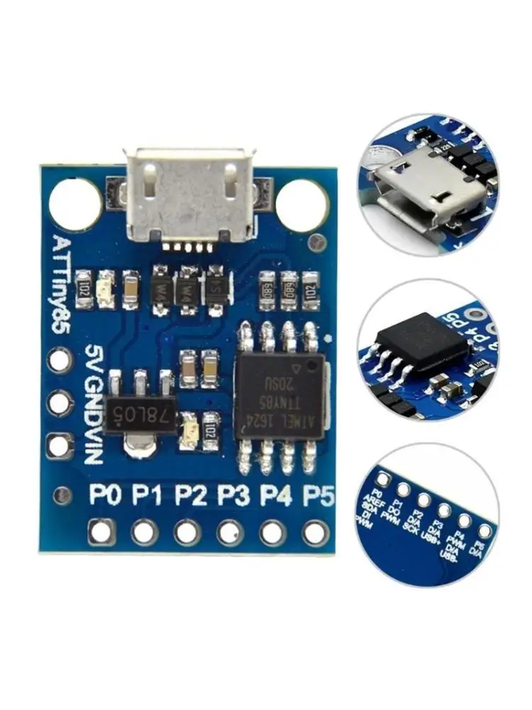 652F 2Pcs Digispark USB Development Board Microcontroller Board
652F 2Pcs Digispark USB Development Board Microcontroller Board