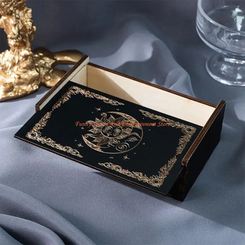 C4DE Деревянная коробка для игровых карт Контейнер для игр Таро Чехол для хранения Упаковка Коробка для покера Коробка для карт
C4DE Деревянная коробка для игровых карт Контейнер для игр Таро Чехол для хранения Упаковка Коробка для покера Коробка для карт