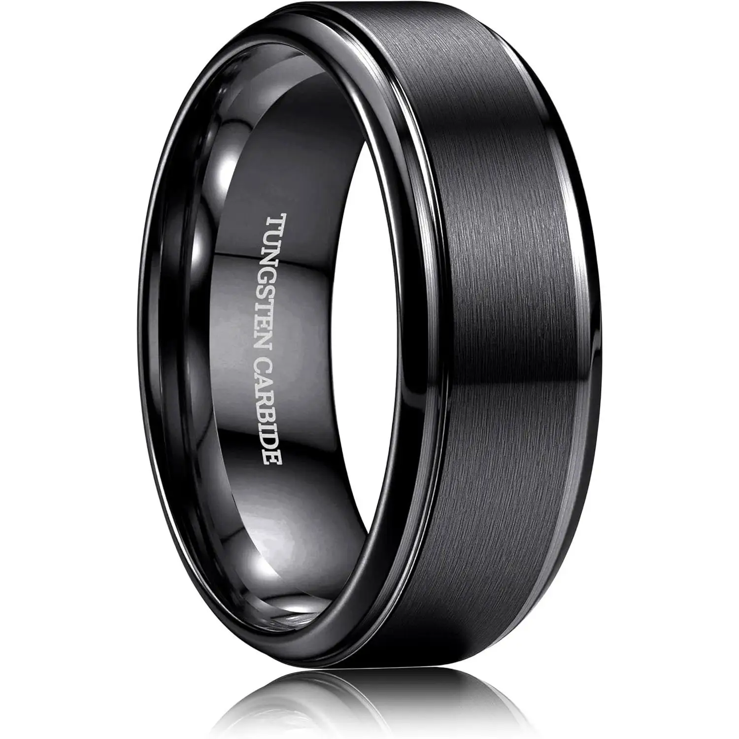 ORAZIO Tungsten Wedding Rings for Men Women 8MM Mens Wedding Band Matte Surface Polished Edge Engagement Ring Jewelry Fit 6-14
ORAZIO Tungsten Wedding Rings for Men Women 8MM Mens Wedding Band Matte Surface Polished Edge Engagement Ring Jewelry Fit 6-14