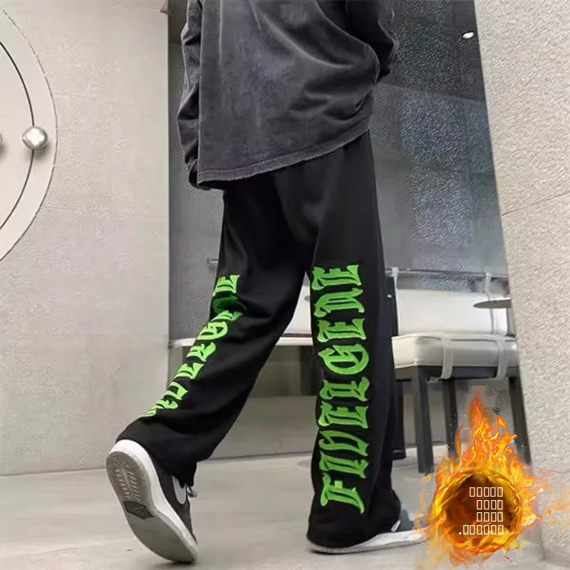 Trendy Fce Lined Winter Casual Sports Pants for Men plus Size Straight Leg Loose Fit Polyester Fiber Youth Faion
Trendy Fce Lined Winter Casual Sports Pants for Men plus Size Straight Leg Loose Fit Polyester Fiber Youth Faion