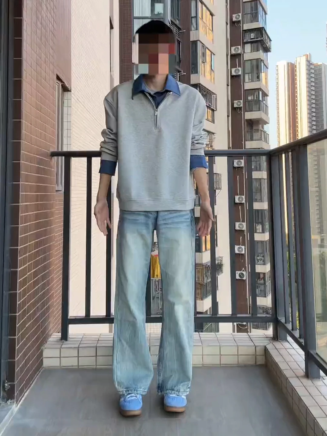 Blue Waed Straight Leg Men's Jeans High Street American Sle Cleanfit Slimming Tapered Pants mid Waist Zipper Closure
Blue Waed Straight Leg Men's Jeans High Street American Sle Cleanfit Slimming Tapered Pants mid Waist Zipper Closure