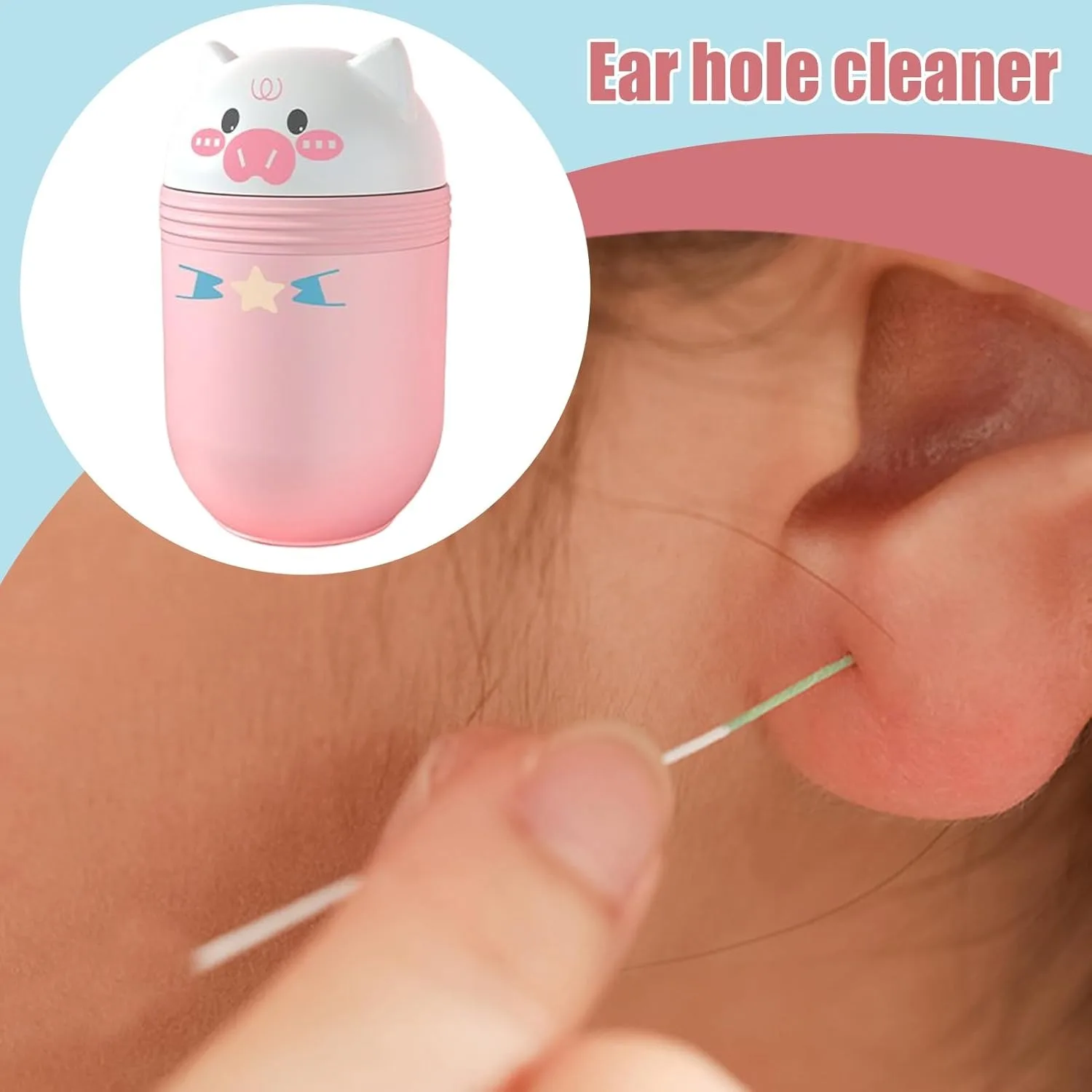 Earrings Hole Cleaner Kit, Ear Piercing Care Odor Removal Cleaning Tool for Girls Women, 20ml Odor Removal Cleaning Solution 180Pcs Ear Punching Floss Pig Shape, Esential Home Ear(Rose Flavor)
Earrings Hole Cleaner Kit, Ear Piercing Care Odor Removal Cleaning Tool for Girls Women, 20ml Odor Removal Cleaning Solution 180Pcs Ear Punching Floss Pig Shape, Esential Home Ear(Rose Flavor)