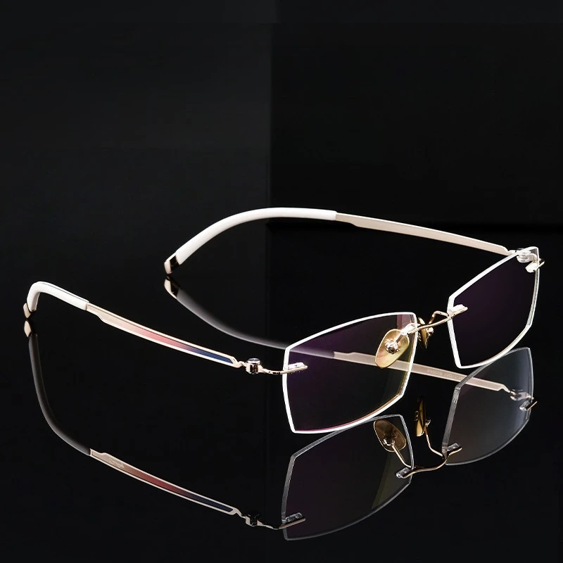 Rimless Design Exquisite Colorful Square Alloy glasses frame men women Myopia Presbyopia prescription Lenses attachment eyewear
Rimless Design Exquisite Colorful Square Alloy glasses frame men women Myopia Presbyopia prescription Lenses attachment eyewear