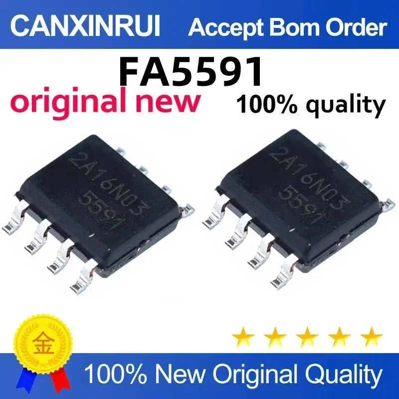 (5-100 pieces) Brand new original FA5591N-D1-TE1 2A10536 FA5591 5591 SOP8
(5-100 pieces) Brand new original FA5591N-D1-TE1 2A10536 FA5591 5591 SOP8