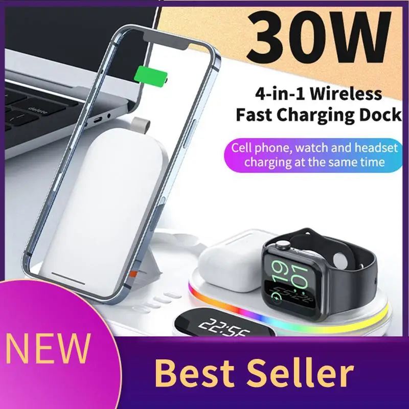 HFES For Iphone 14 13 Iwatch Earphone 30W 3 In 1 Wireless Charger Stand Fast Charging Dock Station Bracket
HFES For Iphone 14 13 Iwatch Earphone 30W 3 In 1 Wireless Charger Stand Fast Charging Dock Station Bracket