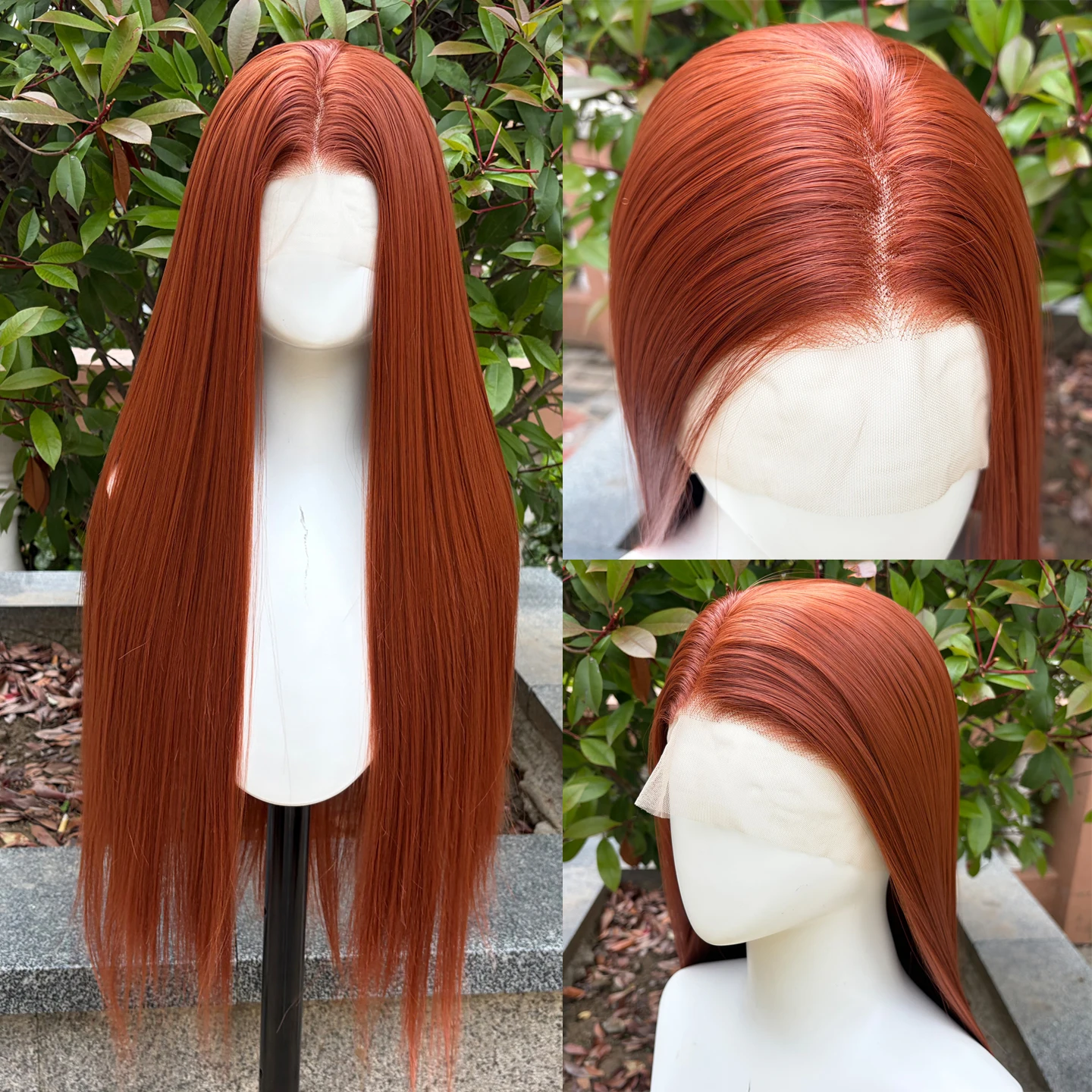 Ginger Orange Straight Lace Front Wigs Synthetic 13×4 Glueless Heat Resistant Wig Long Soft Hair Syntheic Wig for Cosplay
Ginger Orange Straight Lace Front Wigs Synthetic 13×4 Glueless Heat Resistant Wig Long Soft Hair Syntheic Wig for Cosplay
