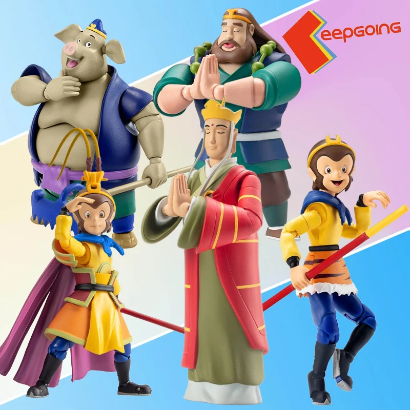 KEEPGOING Genuine Journey To The West Animated Version (1999 Edition): Monkey King, The Monkey King and Tang Monk Movable Model
KEEPGOING Genuine Journey To The West Animated Version (1999 Edition): Monkey King, The Monkey King and Tang Monk Movable Model