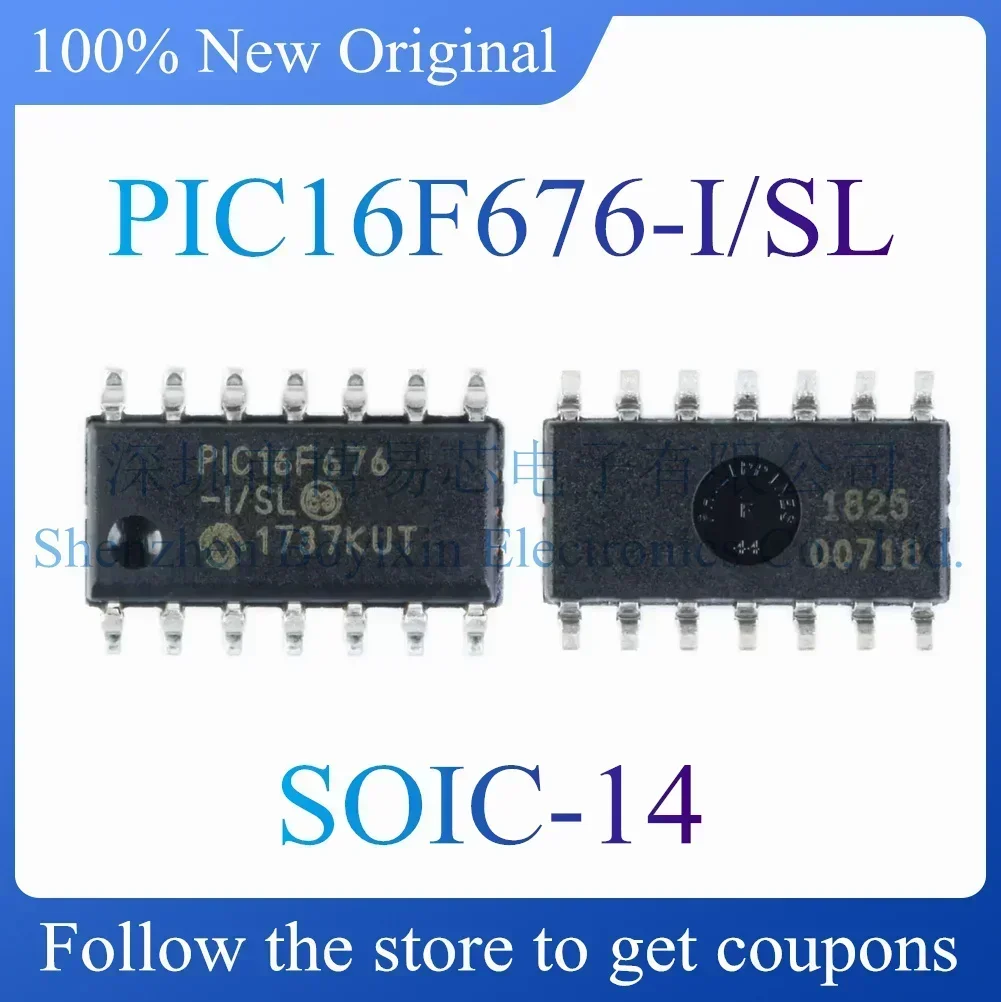 PIC16F676-I/SL Standard version
PIC16F676-I/SL Standard version