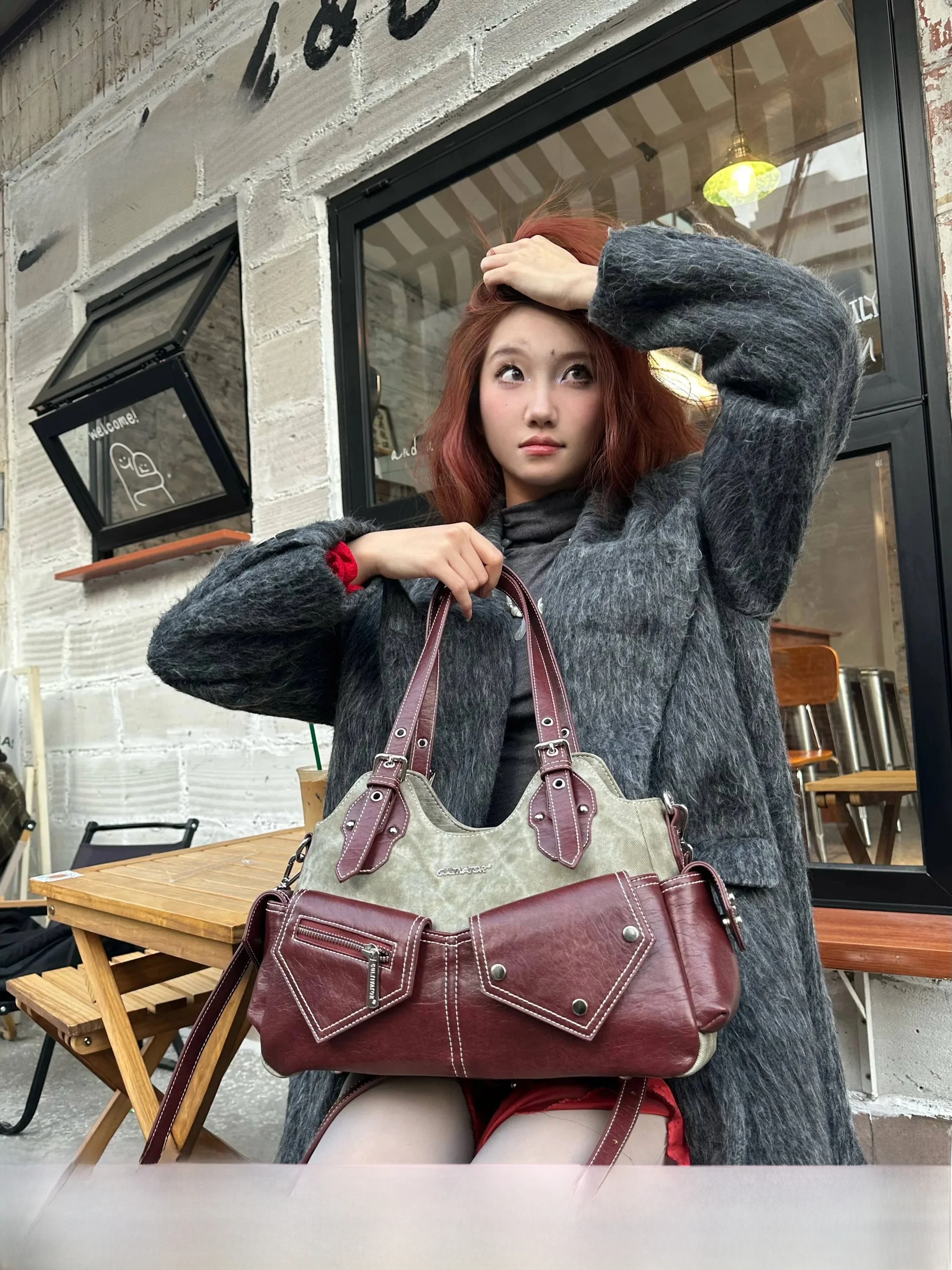 Cultivator Original Design Vintage Denim Patchwork Single Shoulder Handbag Women's Summer Stylish Underarm Crossbody Bag
Cultivator Original Design Vintage Denim Patchwork Single Shoulder Handbag Women's Summer Stylish Underarm Crossbody Bag