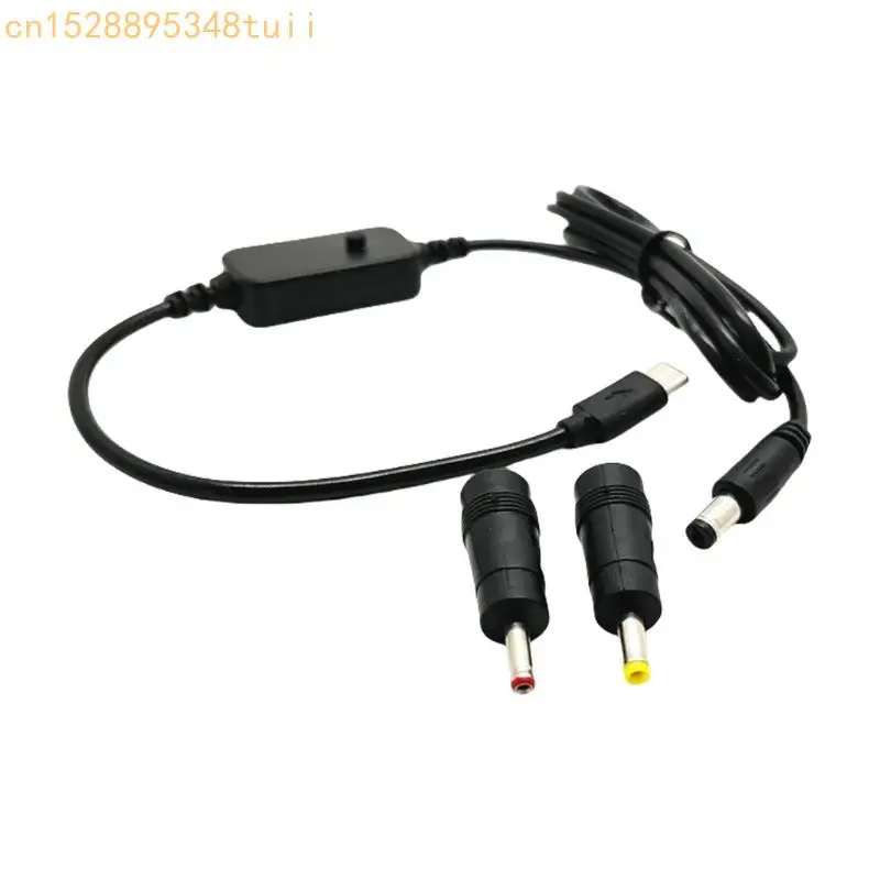 Y4QF USB C to 5.5x2.1mm Adjustable 5V 9V 12V 15V 20V Charging Cable with 2 Interchangeable Connectors for Laptop Accessories
Y4QF USB C to 5.5x2.1mm Adjustable 5V 9V 12V 15V 20V Charging Cable with 2 Interchangeable Connectors for Laptop Accessories