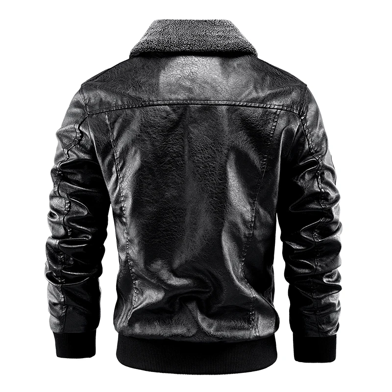 Fur Collar Winter and Autumn Men's Leather Jacket Fashion Trend Korean Slim Fit Casual Men's Leather Jacket Motorcycle Jacket
Fur Collar Winter and Autumn Men's Leather Jacket Fashion Trend Korean Slim Fit Casual Men's Leather Jacket Motorcycle Jacket