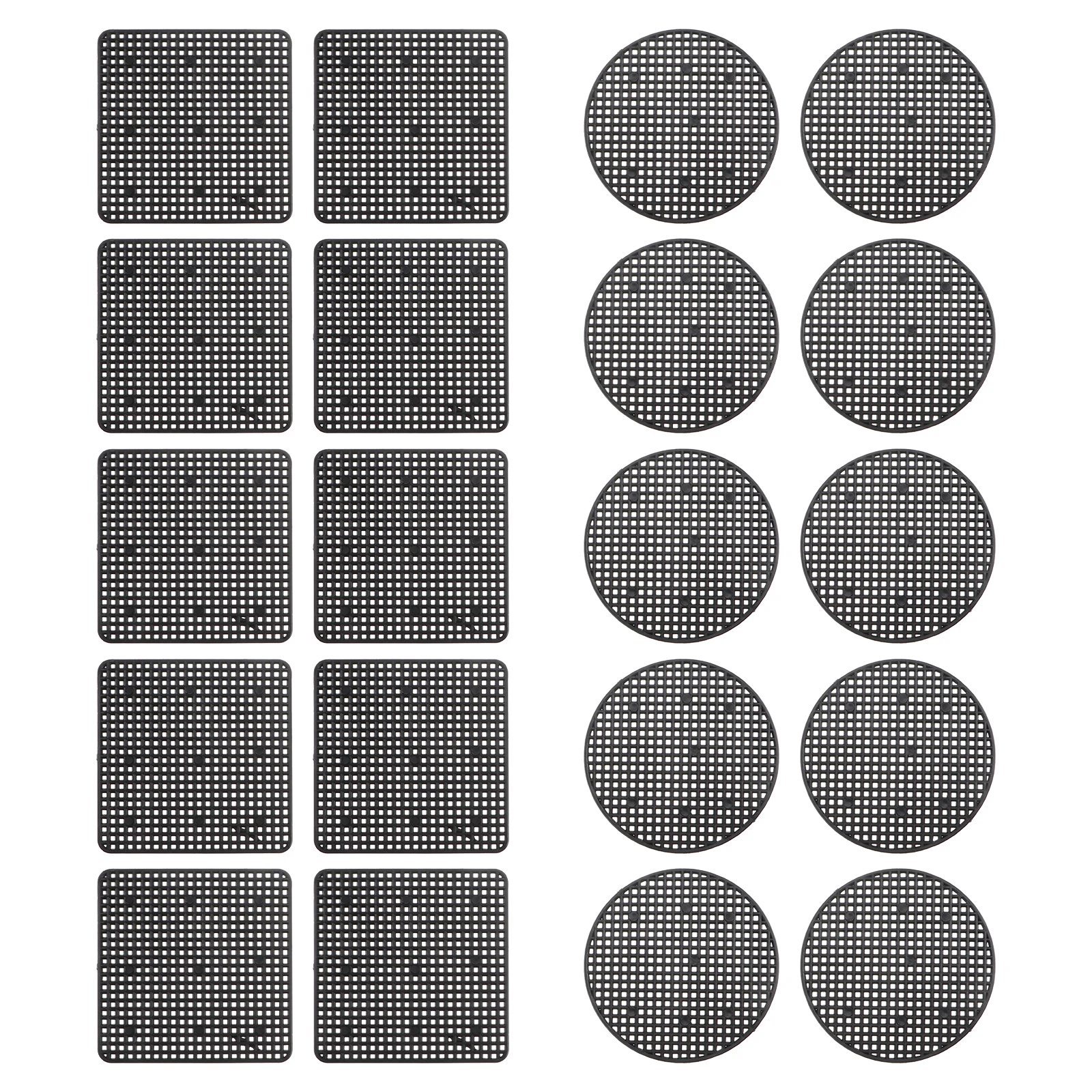 20 Pcs Black Mesh Bottom Hole Pads 10cm Square Round Soil Leak Prevent Insect Proof Planter Accessories Flowerpot Mats Gardening
20 Pcs Black Mesh Bottom Hole Pads 10cm Square Round Soil Leak Prevent Insect Proof Planter Accessories Flowerpot Mats Gardening
