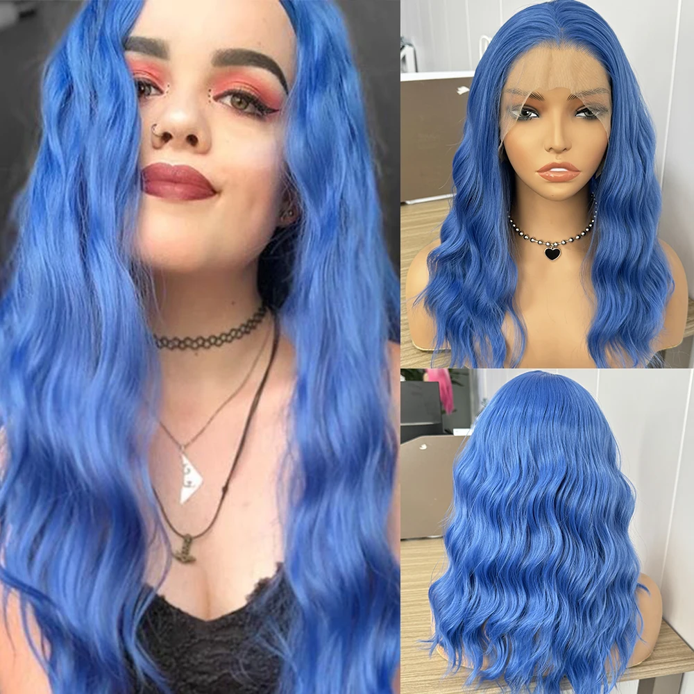 Blue Short Bob Wig Synthetic Lace Front Wig Short Loose Curly Wig Royal Blue Wig Natural Wave Wig Cosplay Lace Wigs for Women
Blue Short Bob Wig Synthetic Lace Front Wig Short Loose Curly Wig Royal Blue Wig Natural Wave Wig Cosplay Lace Wigs for Women