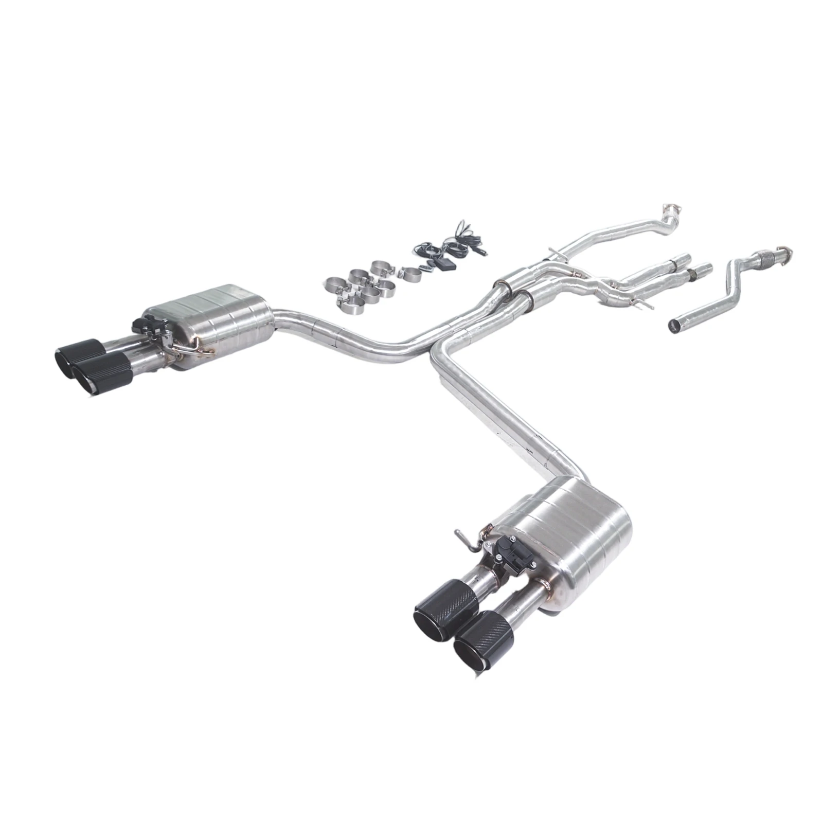 GFC Catback Exhaust Muffler for 2009-2018 Audi A6 A7 C7 2.5L 2.8L 3.0L , Car Electric Valve Exhaust System Made of SUS304 pipe
GFC Catback Exhaust Muffler for 2009-2018 Audi A6 A7 C7 2.5L 2.8L 3.0L , Car Electric Valve Exhaust System Made of SUS304 pipe