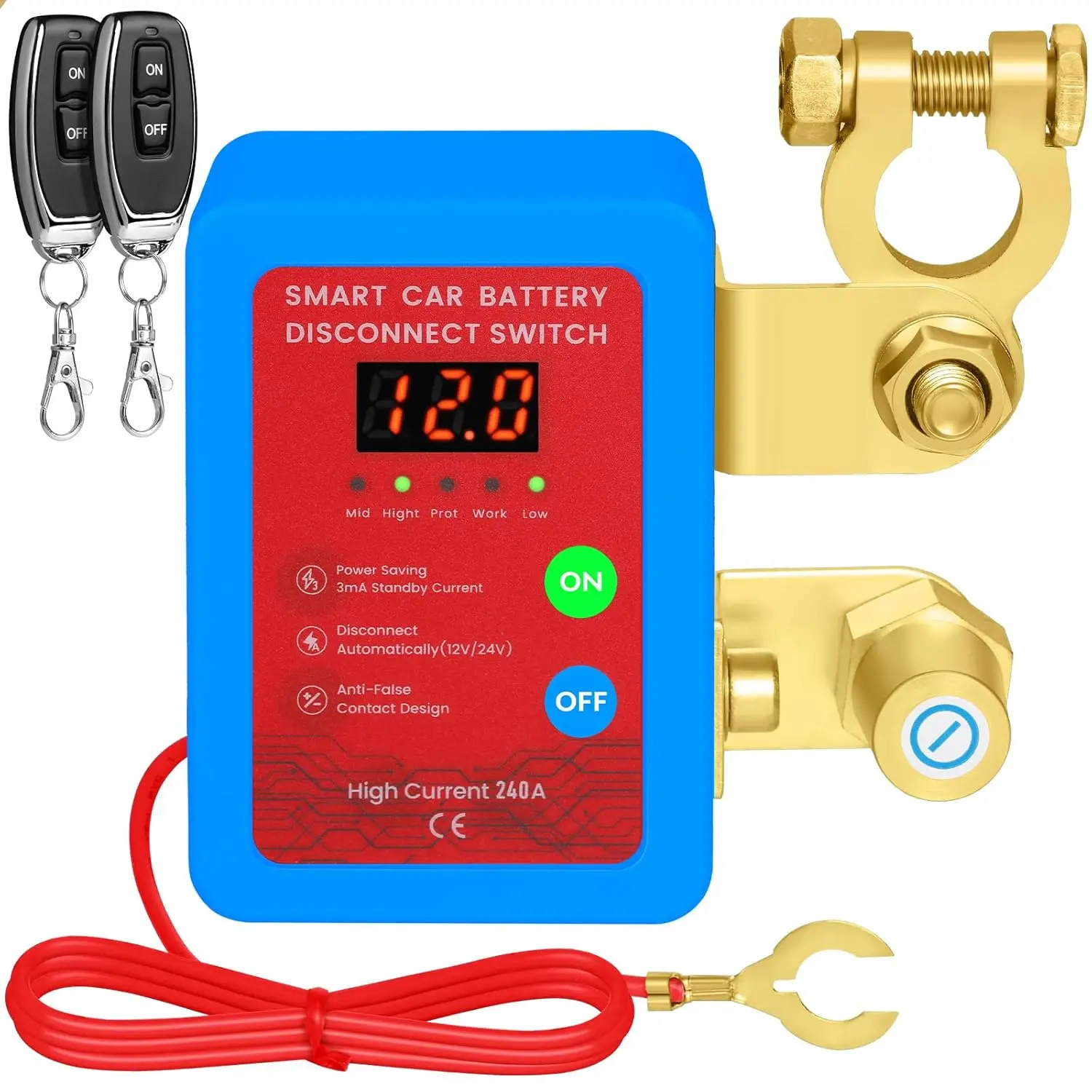 12 В аварийный выключатель, дистанционный выключатель аккумулятора, умный автомобильный аккумулятор напряжения для автомобиля, квадроцикла, грузовика, лодки со светодиодом 
12 В аварийный выключатель, дистанционный выключатель аккумулятора, умный автомобильный аккумулятор напряжения для автомобиля, квадроцикла, грузовика, лодки со светодиодом